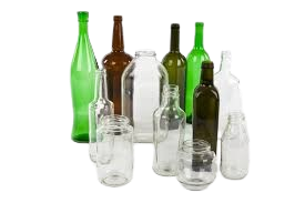 Glass bottles and jars